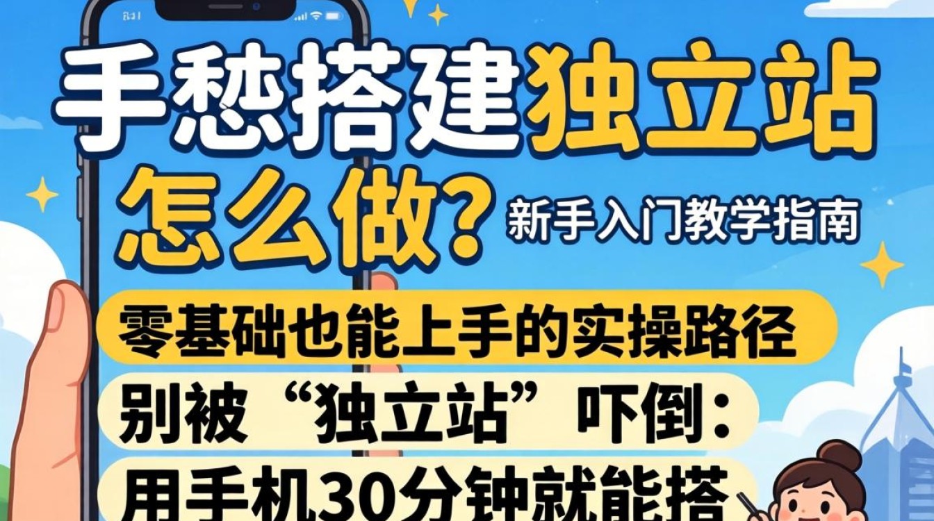 手机怎么搭建独立站?新手入门教学指南,如何用手机零基础建独立站 如何用手机零基础建独立站