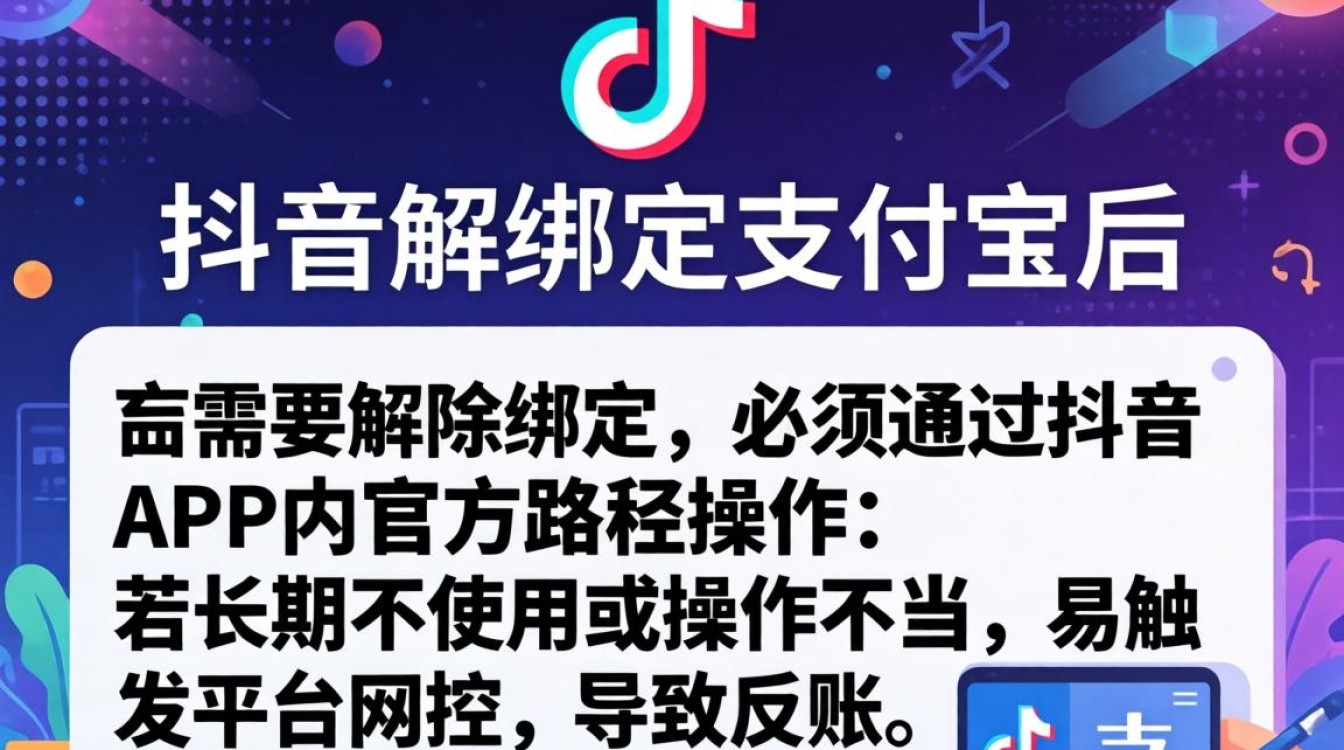 抖音绑定支付宝后如何安全解绑避免封号