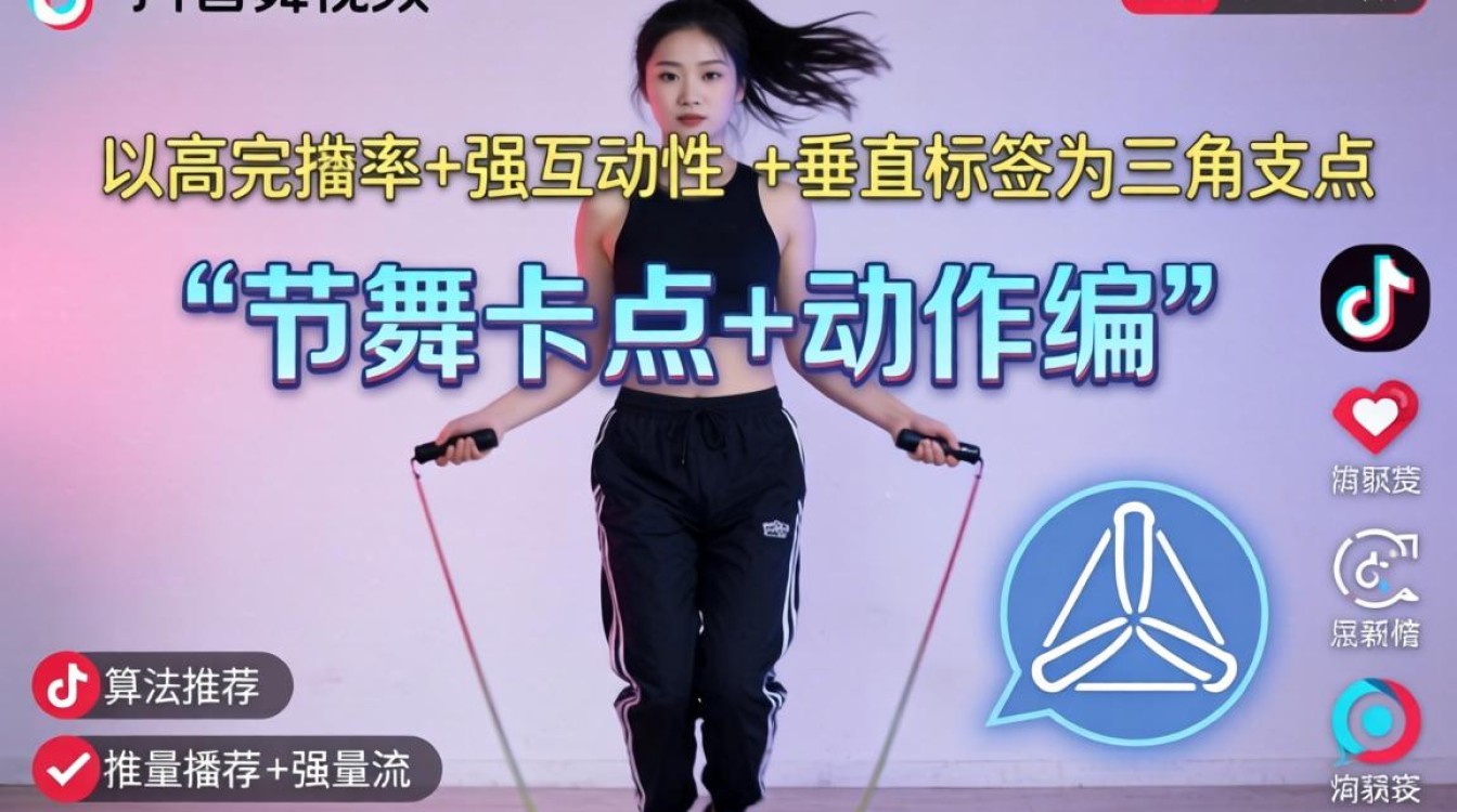 跳绳舞蹈算法推荐技巧与流量获取