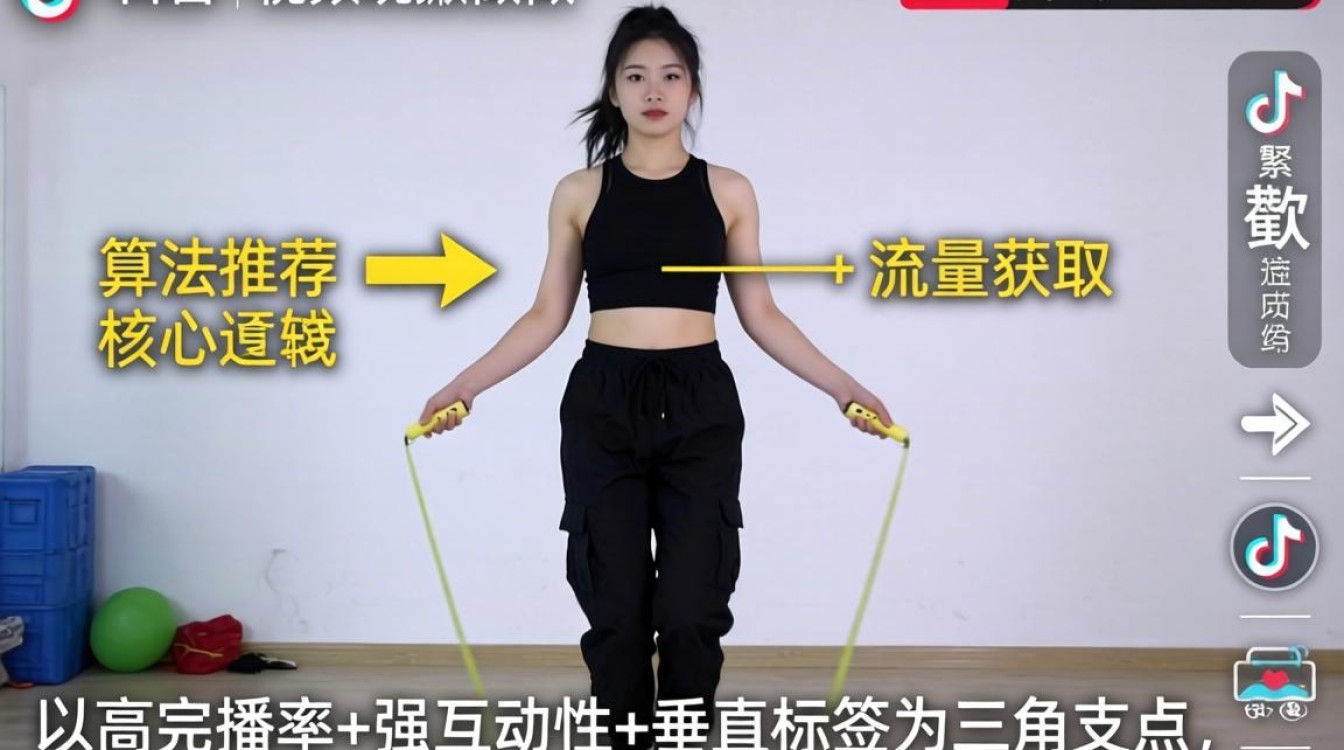 跳绳舞蹈算法推荐技巧与流量获取