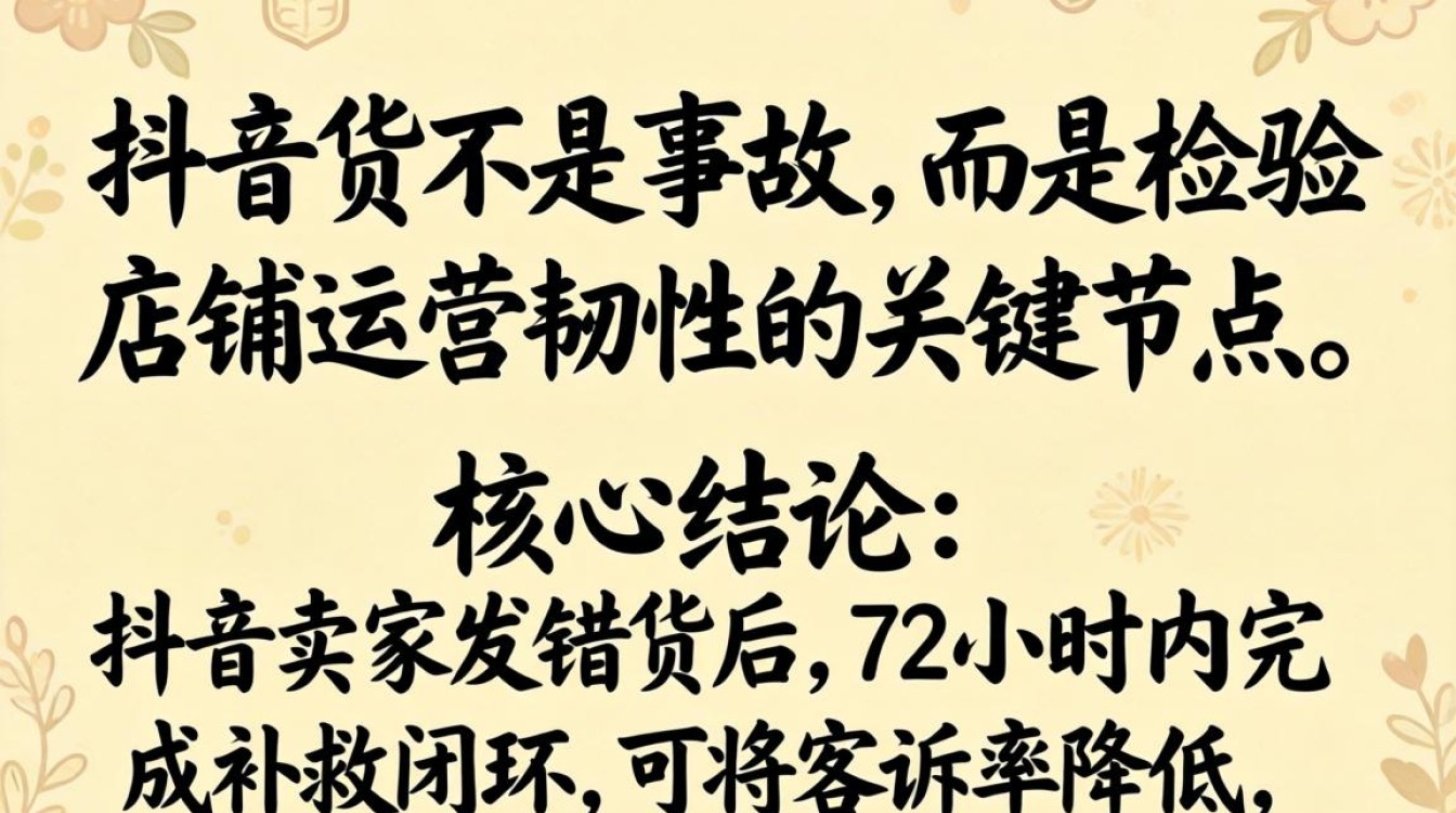 抖音发货错误处理技巧与解决方案