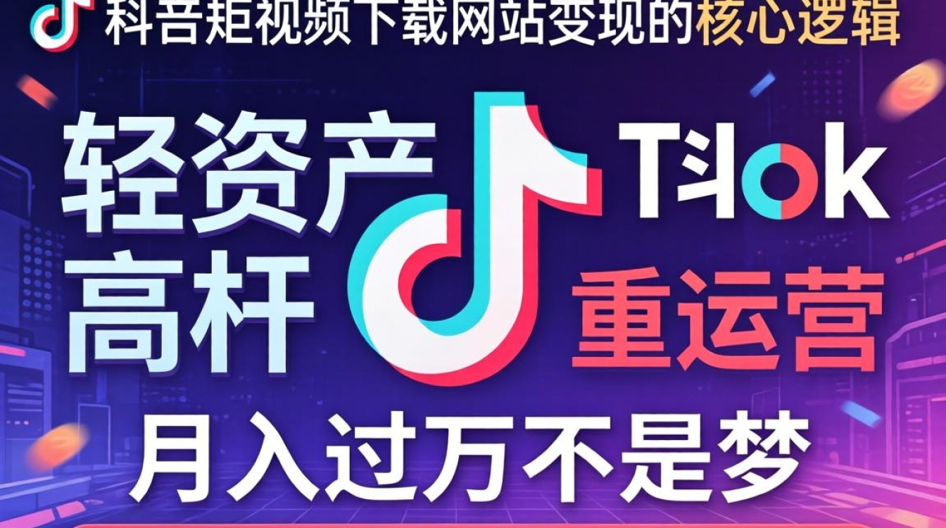 TikTok短视频下载网站怎么变现?月入过万的变现技巧和实操方法 TikTok短视频下载网站怎么变现
