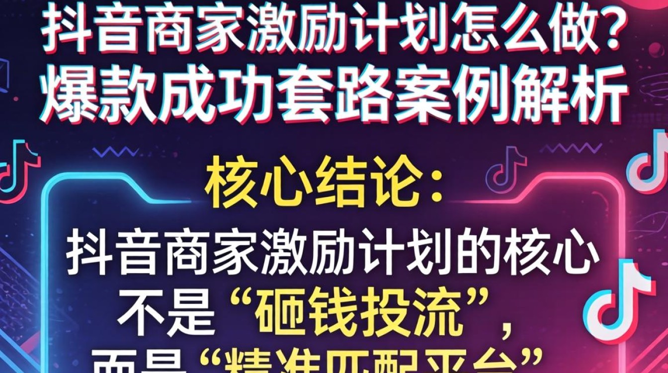 抖音商家激励计划怎么做?爆款成功套路案例解析 抖音商家激励计划怎么做