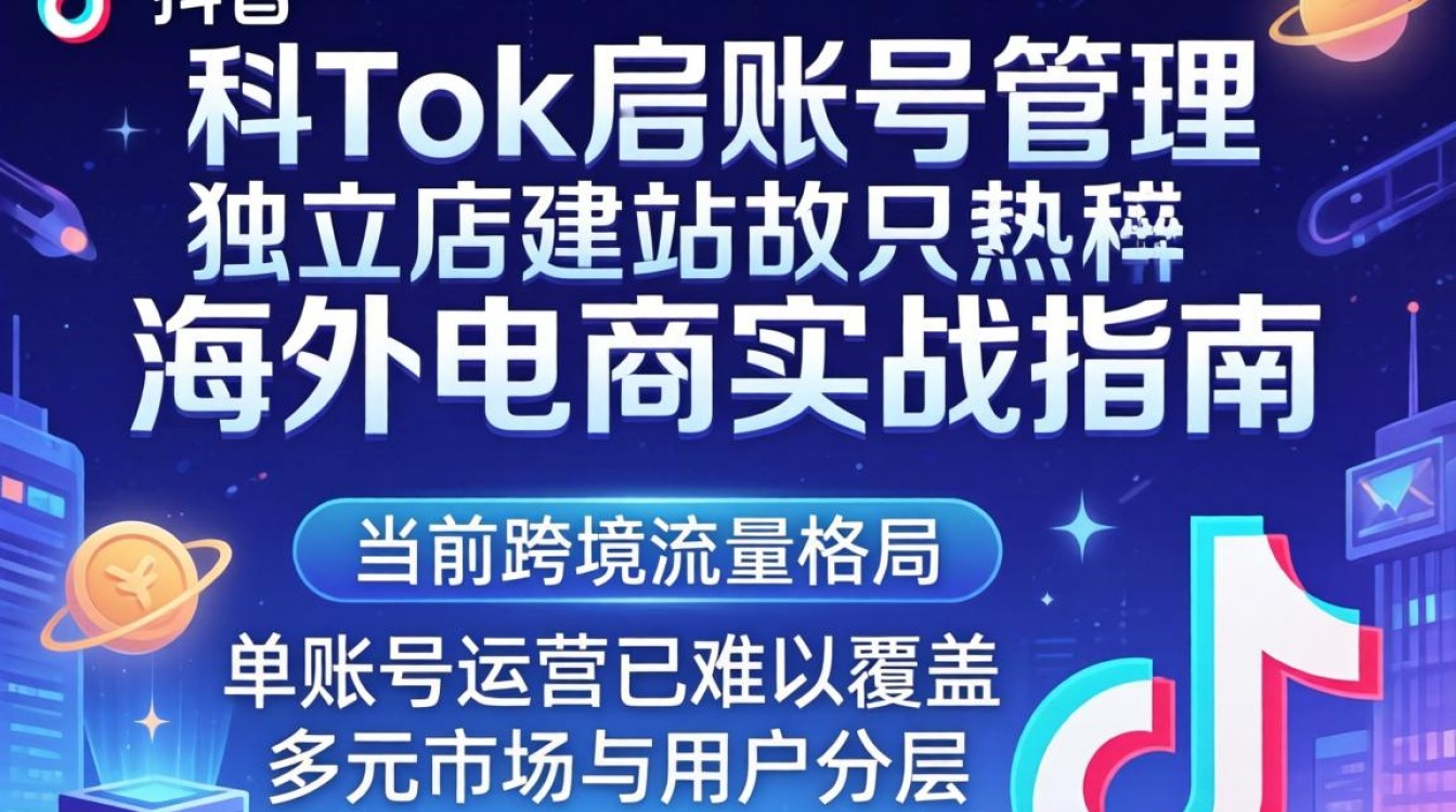 TikTok多账号如何高效管理?独立站建站海外电商运营指南 TikTok多账号如何高效管理