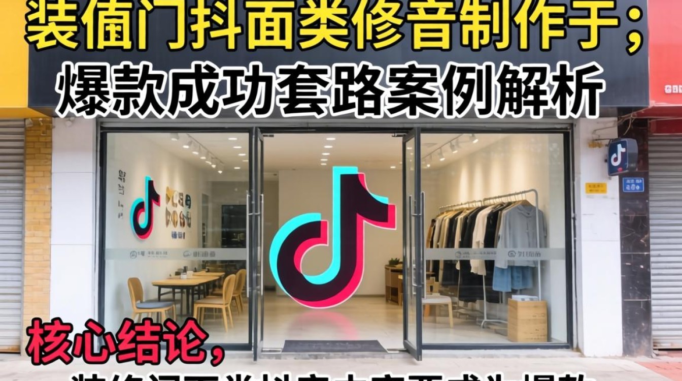 抖音装修门面爆款视频制作套路与实操案例