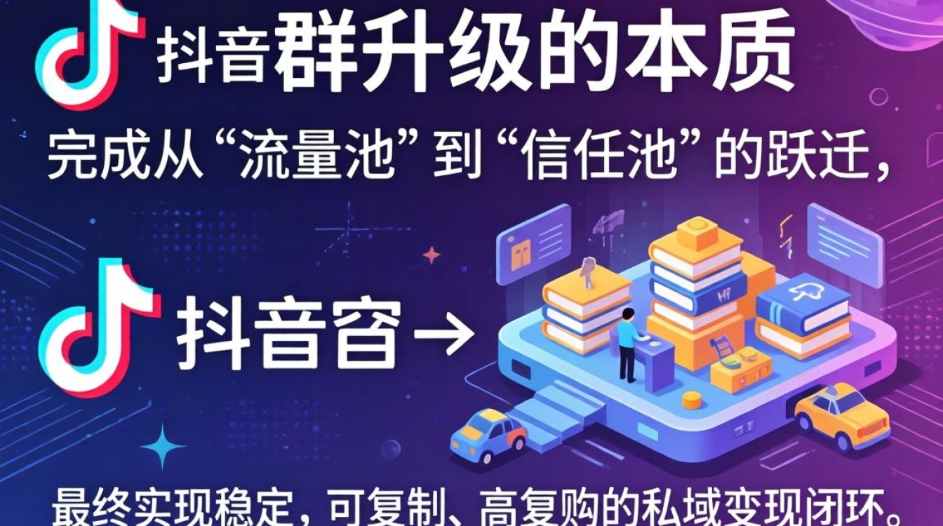 抖音群怎么升级才能稳定变现