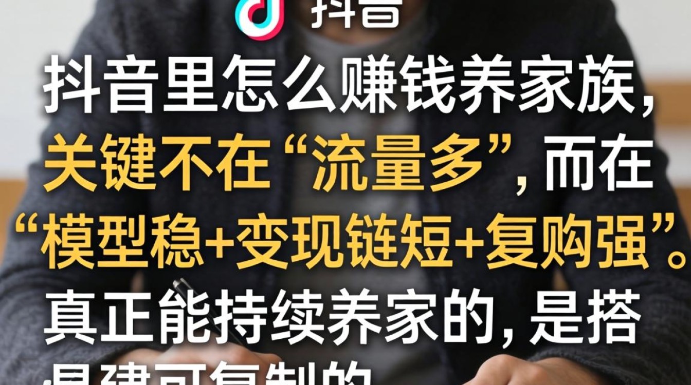 抖音怎么赚钱养家族?抖音赚钱玩法与实战案例 抖音赚钱玩法与实战案例