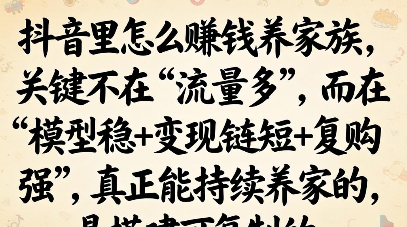 抖音怎么赚钱养家族?抖音赚钱玩法与实战案例 抖音赚钱玩法与实战案例