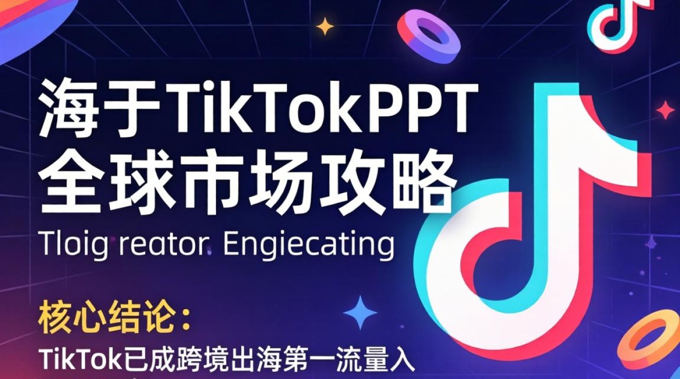 tiktok跨境出海怎么做?全球市场攻略英语PPT tiktok跨境出海怎么做