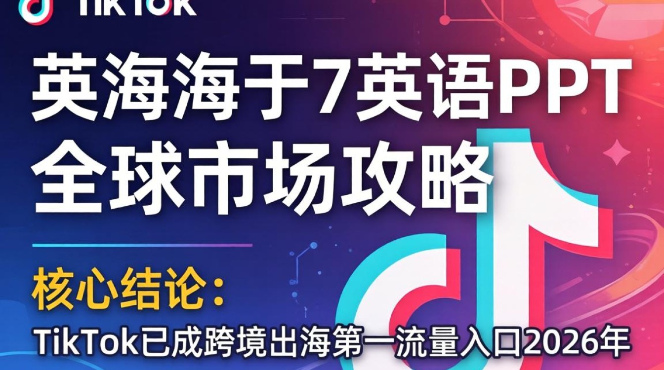 tiktok跨境出海怎么做?全球市场攻略英语PPT tiktok跨境出海怎么做