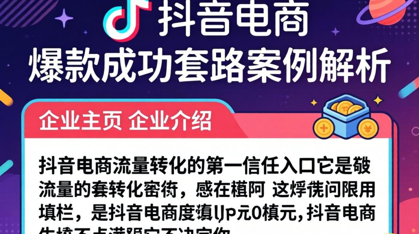 抖音电商企业介绍怎么填?爆款成功套路案例解析 抖音电商企业介绍怎么填