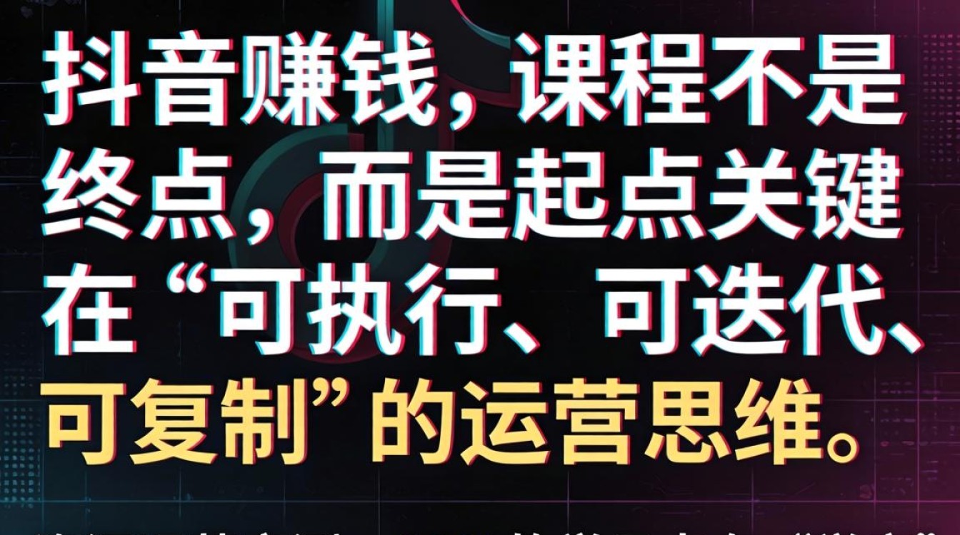抖音赚钱项目课程怎么弄