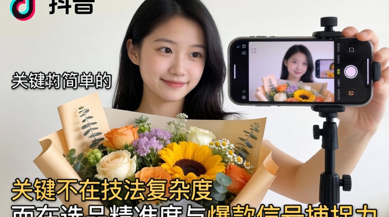 抖音怎么做简单的花束?抖音花束制作教程、选品策略与爆款挖掘 抖音怎么做简单的花束