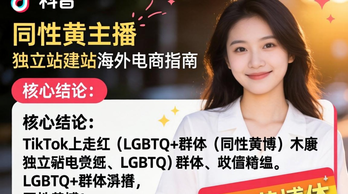 TikTok同性黄博主如何做独立站海外电商?TikTok同性博主海外电商建站指南 TikTok同性黄博主如何做独立站海外电商