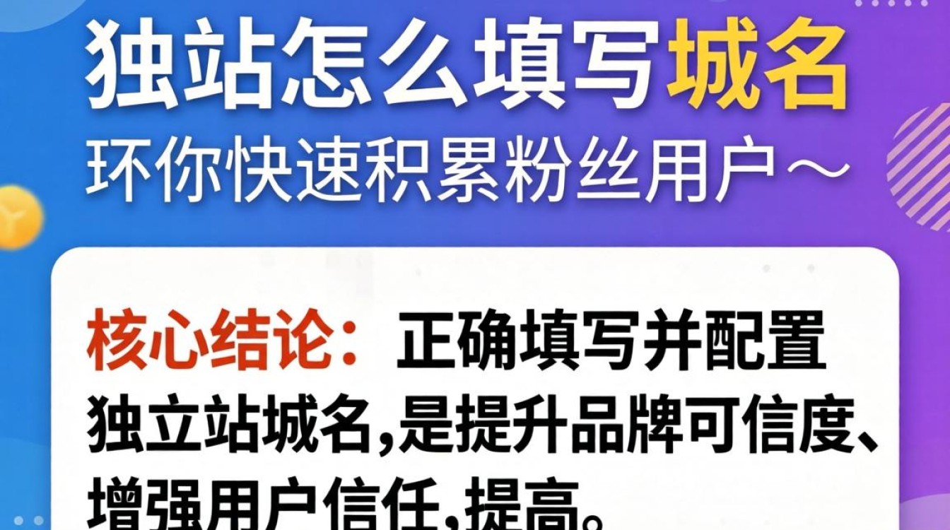 独立站怎么填写域名