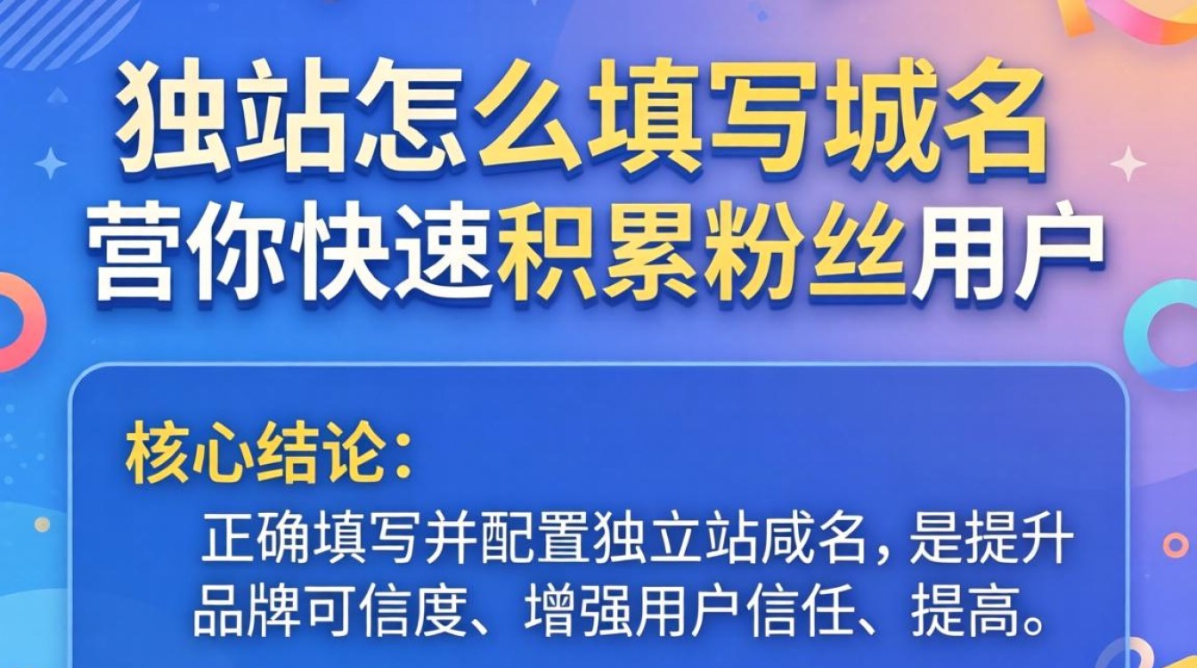 独立站怎么填写域名