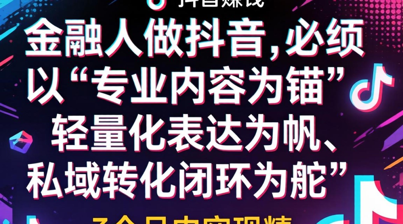 金融人抖音运营涨粉变现秘籍