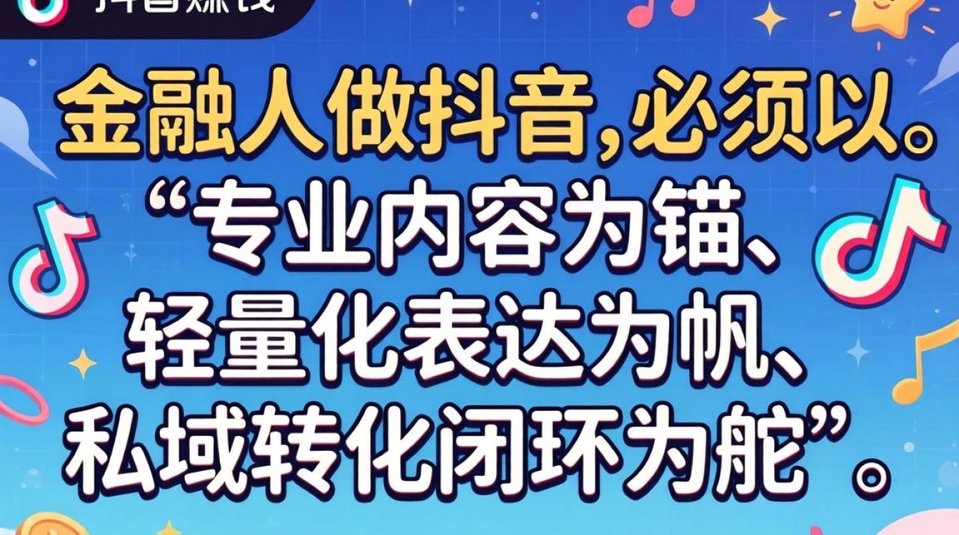 金融人抖音运营涨粉变现秘籍