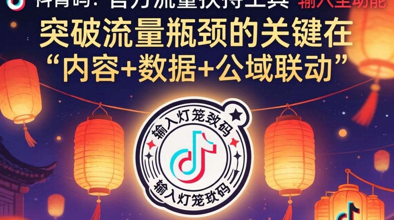 抖音的灯笼码怎么输入?灯笼码输入方法,突破流量瓶颈公域获取 抖音的灯笼码怎么输入
