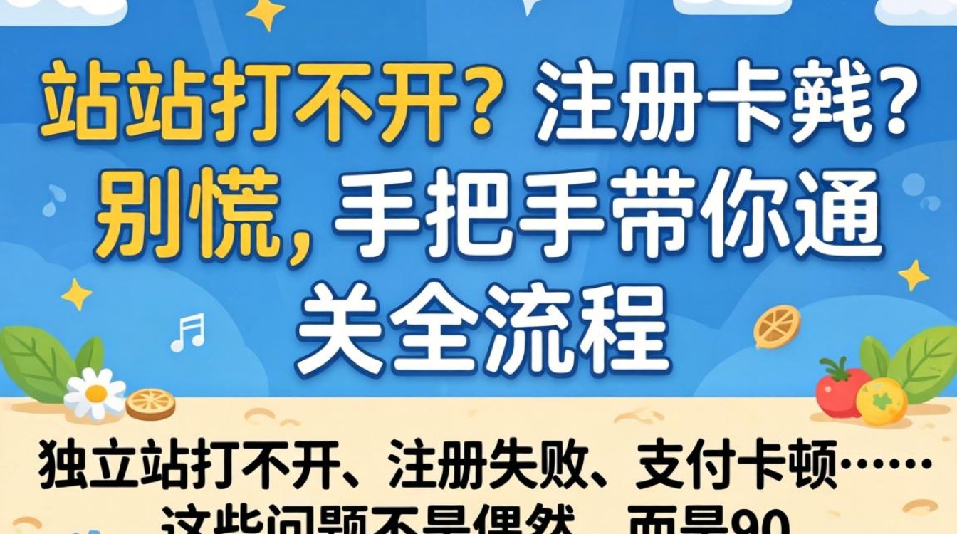 独立站打不开怎么解决?独立站注册完整流程图解 独立站注册完整流程图解