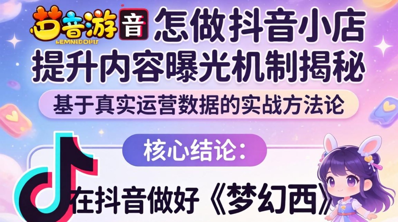 梦幻西游怎么做抖音小店?提升内容曝光的实操方法和流量密码 提升内容曝光的实操方法和流量密码