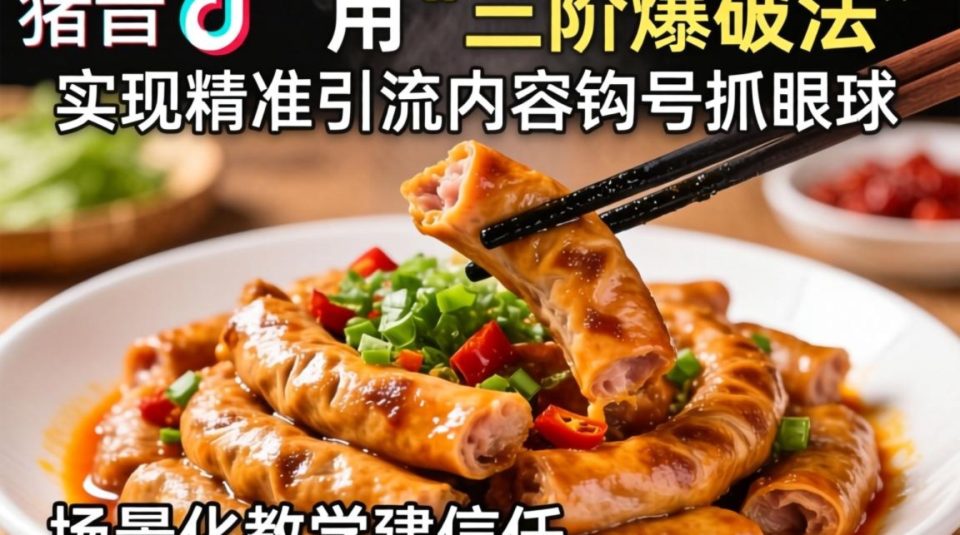 抖音做猪大肠怎么做?抖音猪大肠做法视频如何引流 抖音猪大肠做法视频如何引流