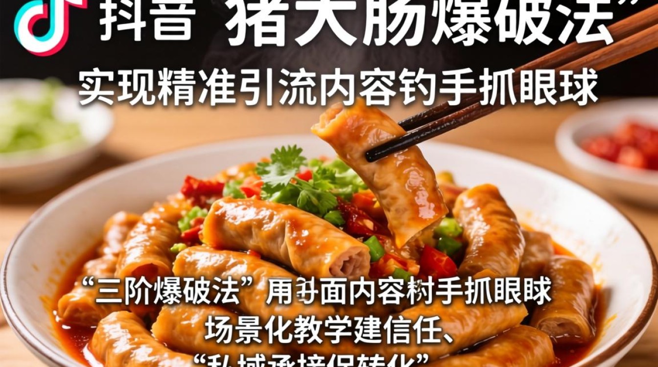 抖音做猪大肠怎么做?抖音猪大肠做法视频如何引流 抖音猪大肠做法视频如何引流