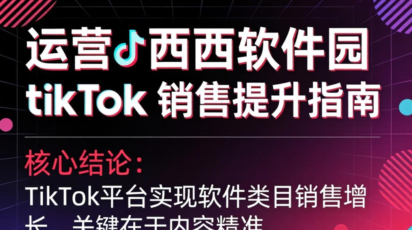 电商运营如何提升TikTok销售?西西软件园TikTok销售提升指南 西西软件园TikTok销售提升指南
