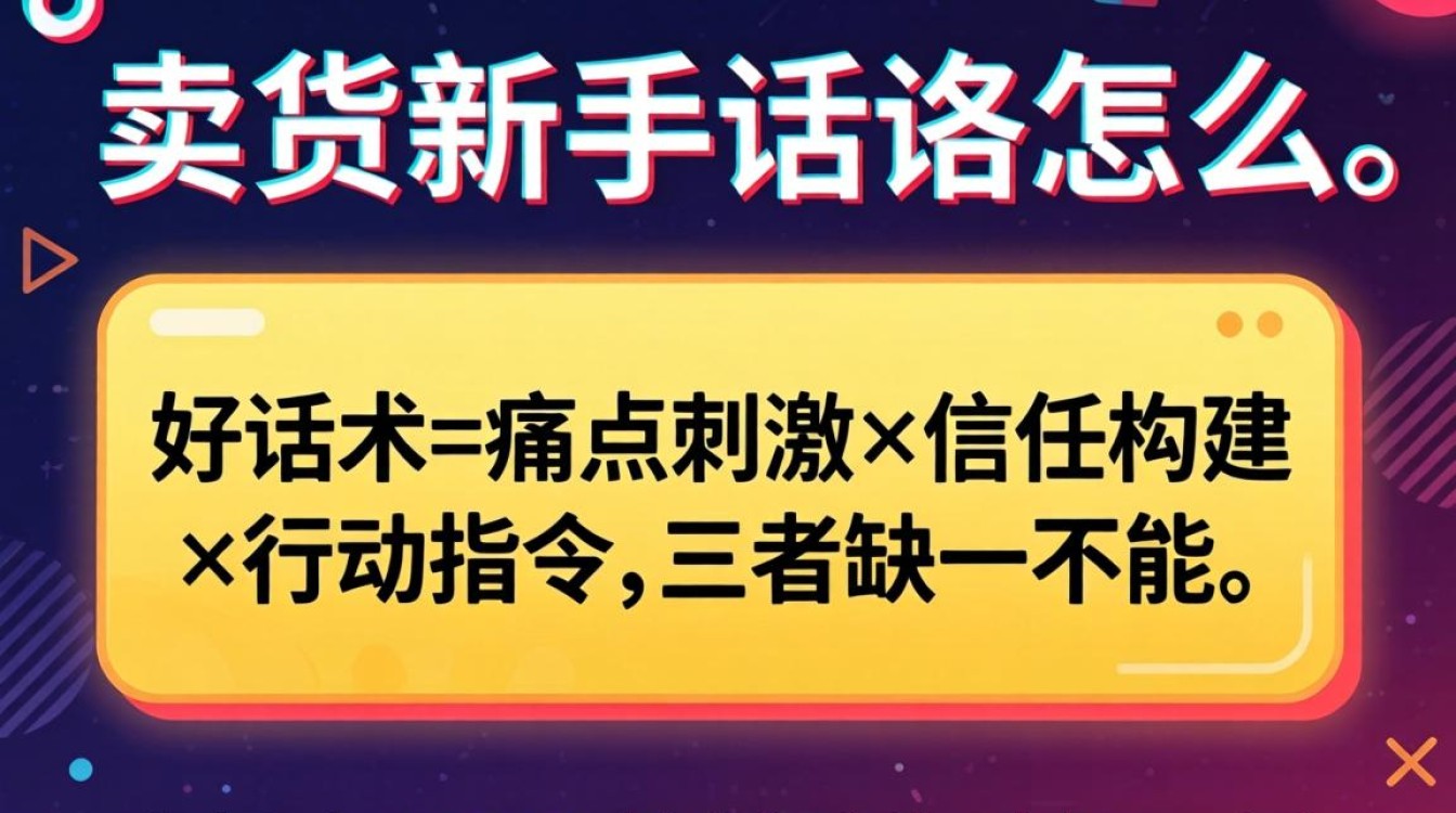 抖音卖货话术模板 新手运营实操必看