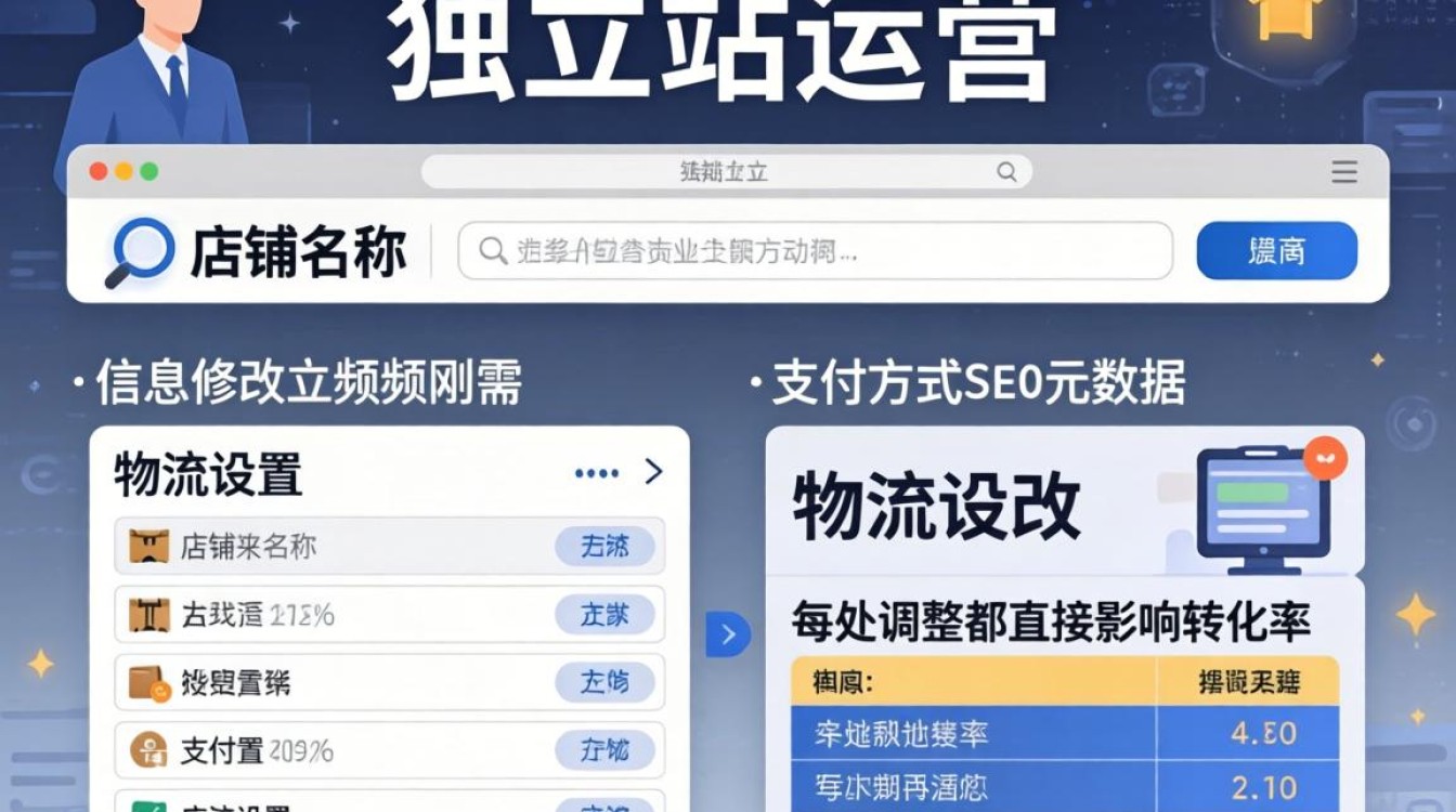 独立站信息修改教程入门到精通实战
