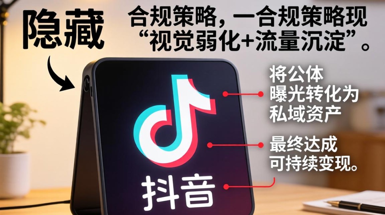 抖音灯牌隐藏设置与私域流量变现方法