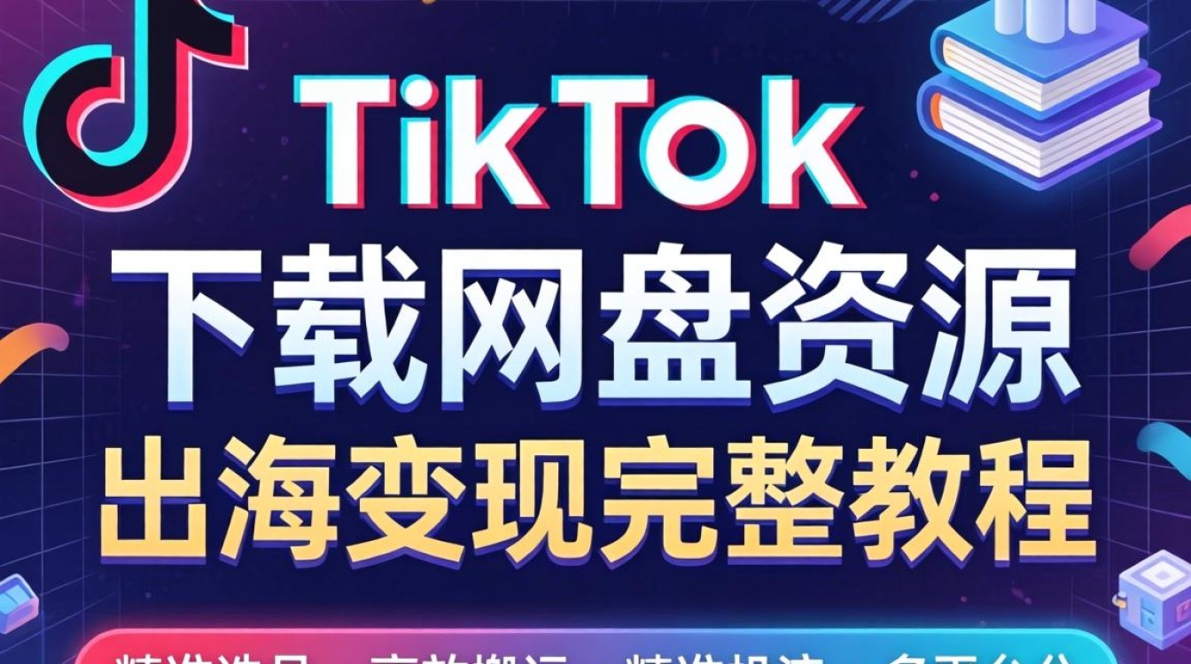 TikTok下载网盘资源怎么操作?TikTok网盘资源下载出海变现全流程 TikTok网盘资源下载出海变现全流程
