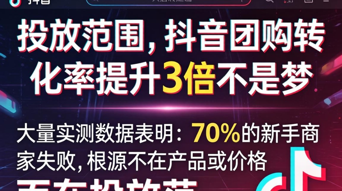 抖音团购投放范围选择技巧与实操教程