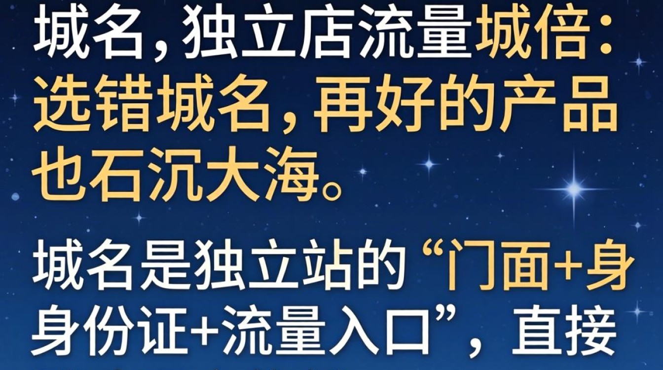 独立站域名选择技巧与推荐