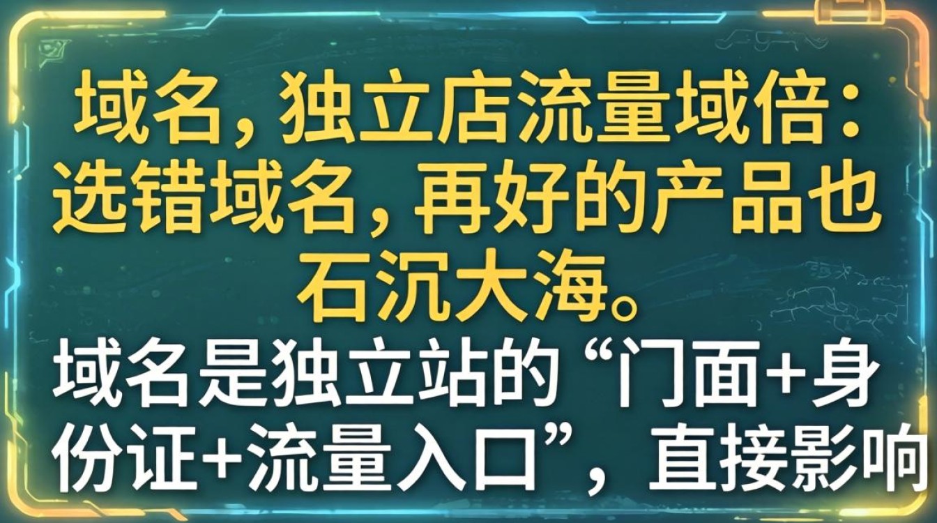 独立站域名选择技巧与推荐