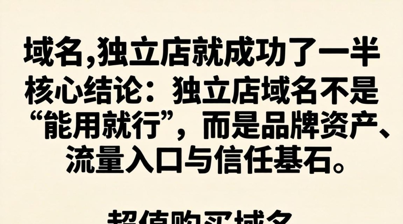 独立站域名购买指南