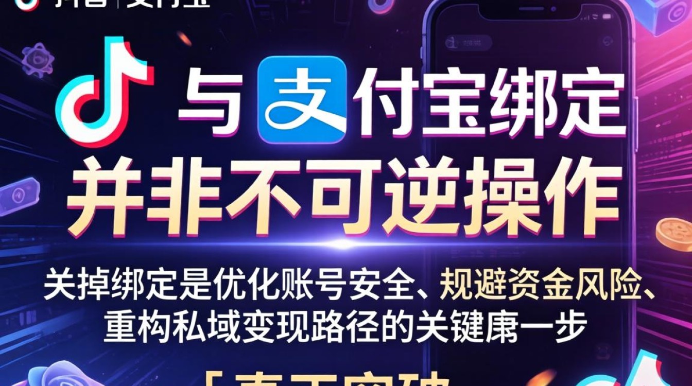 抖音关闭支付宝绑定方法及高级变现突破增长瓶颈