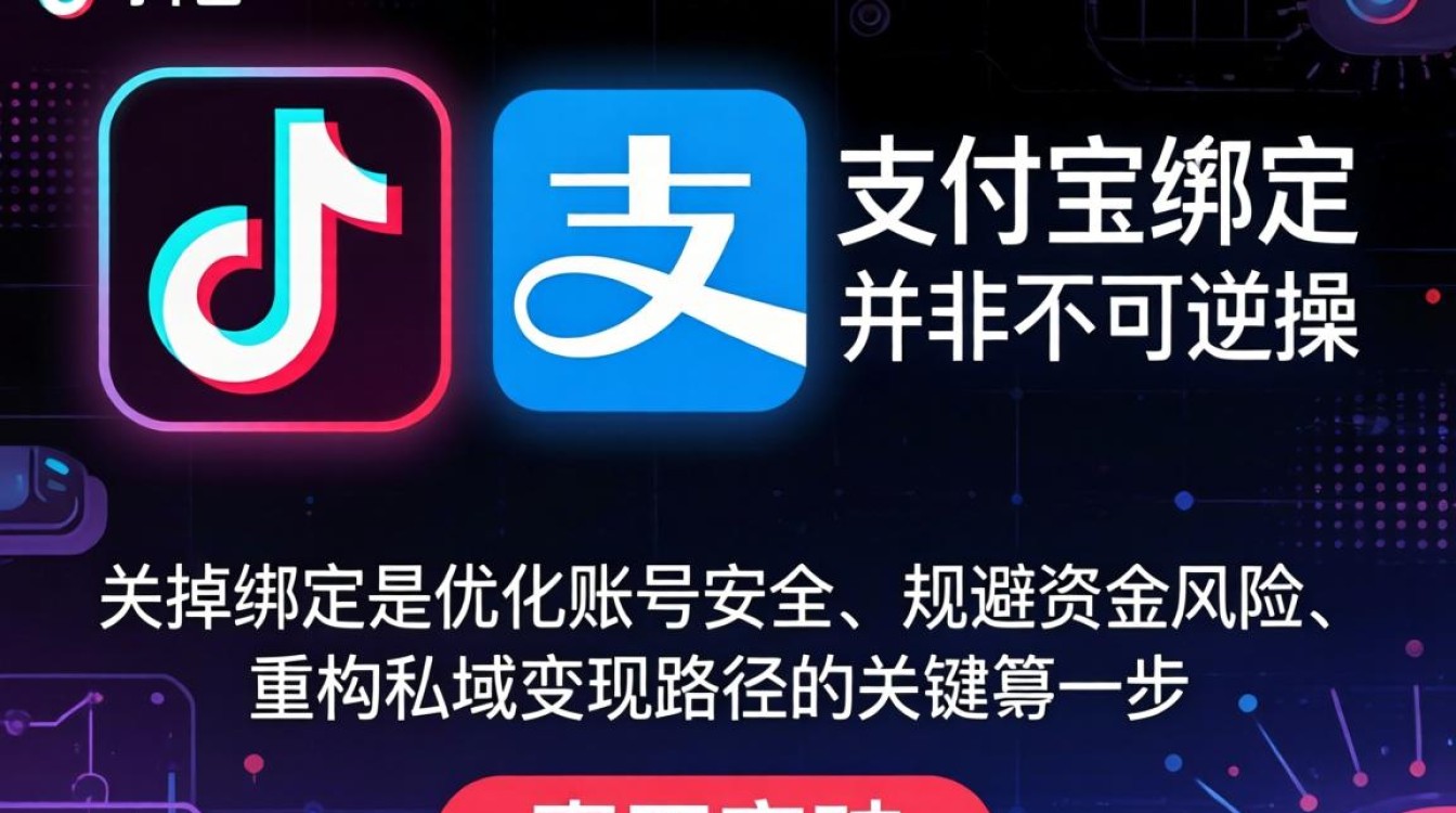 抖音关闭支付宝绑定方法及高级变现突破增长瓶颈