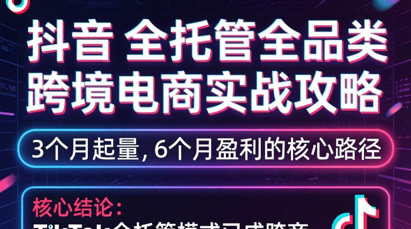TikTok全托管全品类怎么做?跨境电商全托管全品类运营实战攻略 跨境电商全托管全品类运营实战攻略