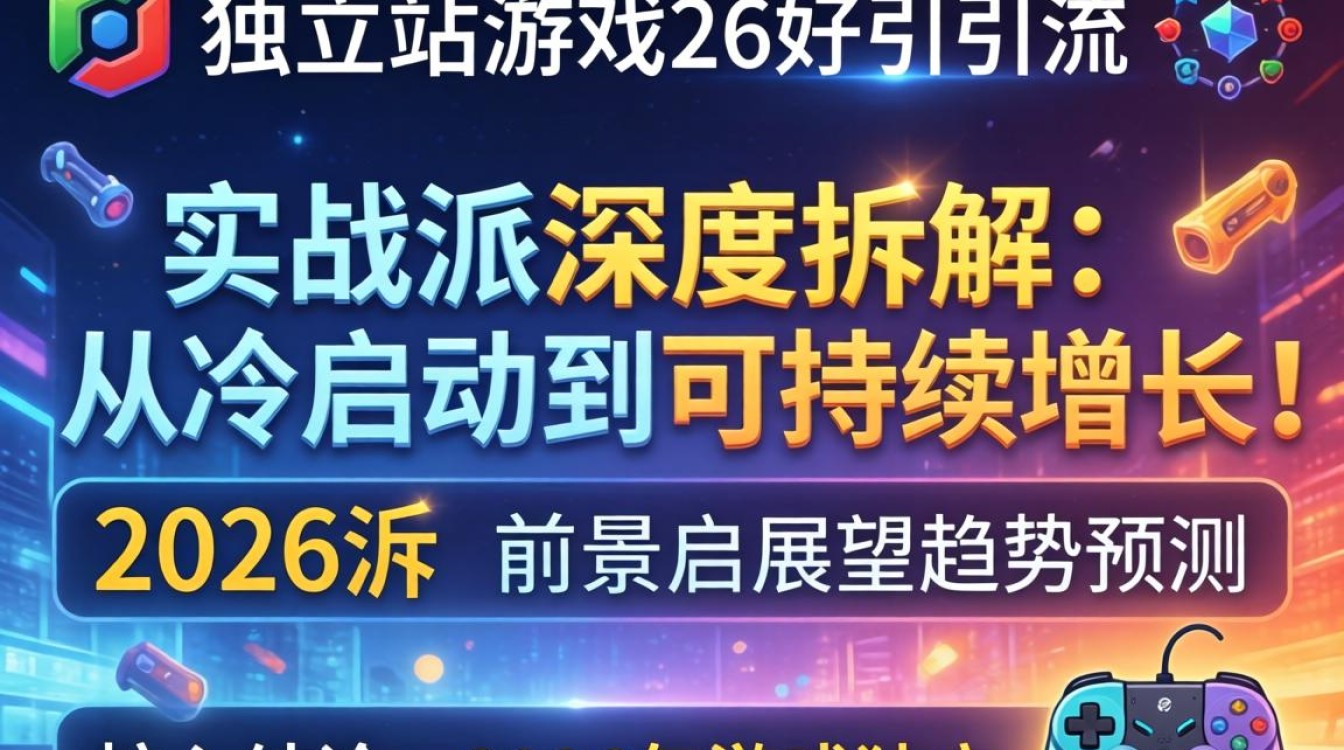 2026年游戏独立站引流方法与趋势预测