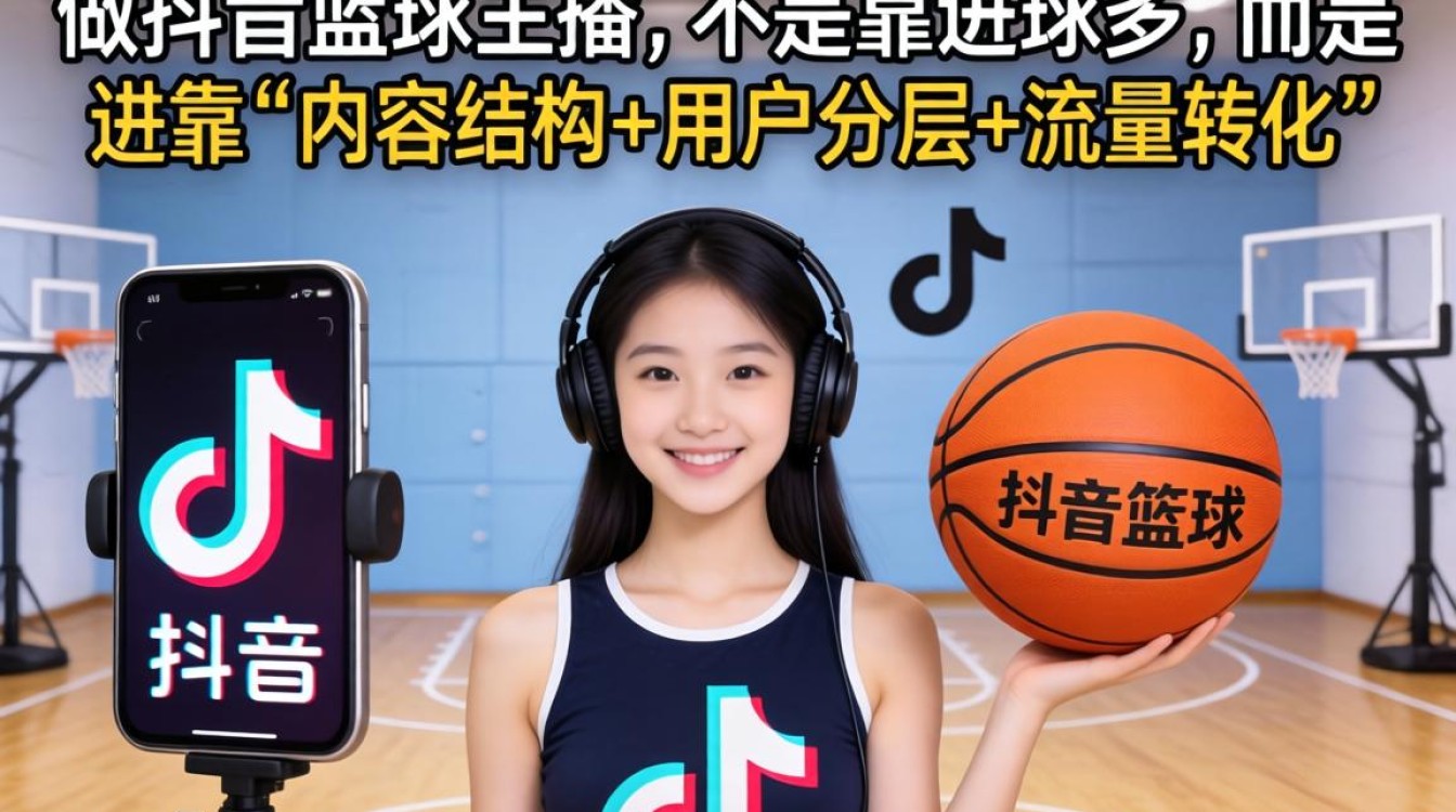 抖音篮球主播变现技巧与月入过万方法