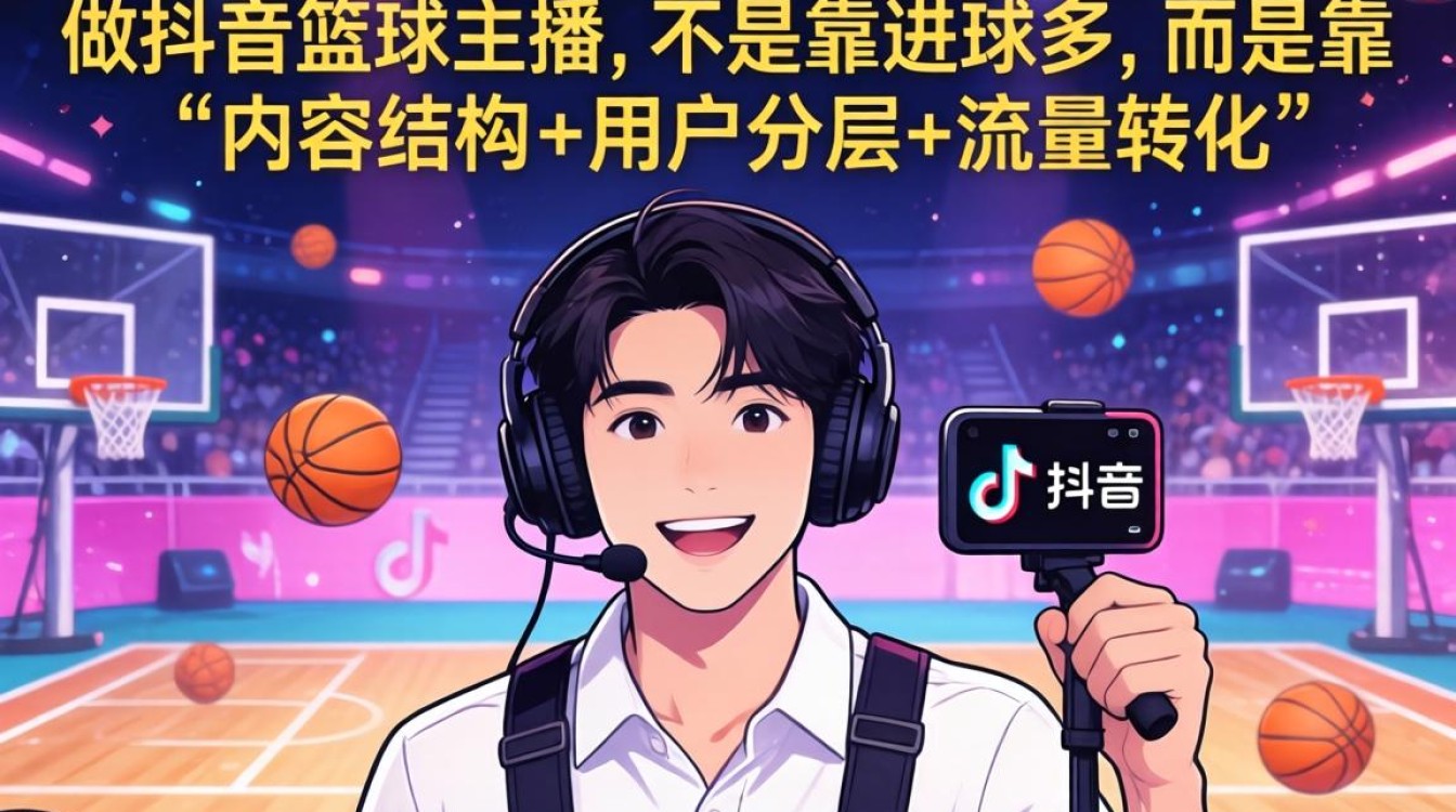 抖音篮球主播变现技巧与月入过万方法