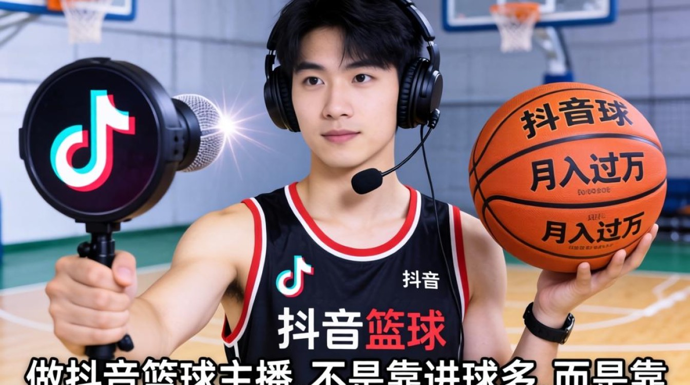 抖音篮球主播变现技巧与月入过万方法
