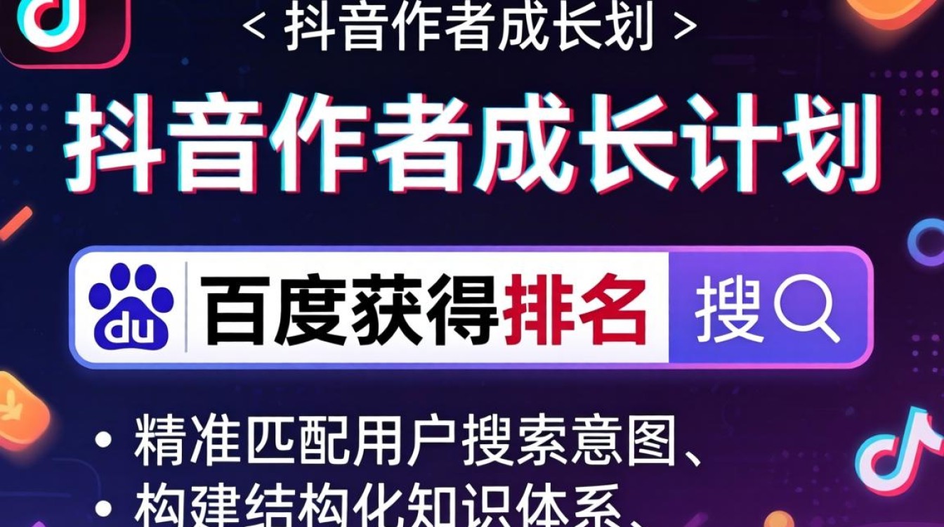 抖音作者成长计划怎么写?SEO优化与搜索排名提升策略 SEO优化与搜索排名提升策略