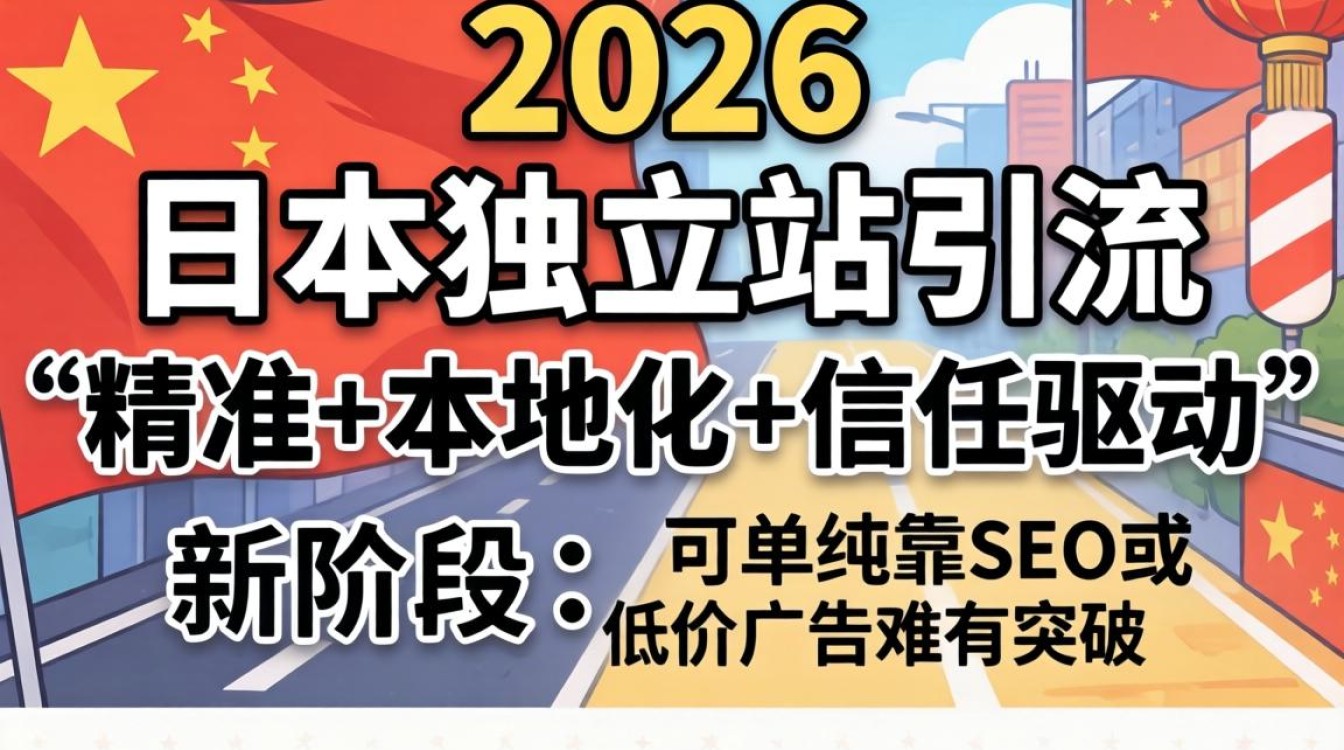 2026年日本独立站引流方法与市场趋势分析