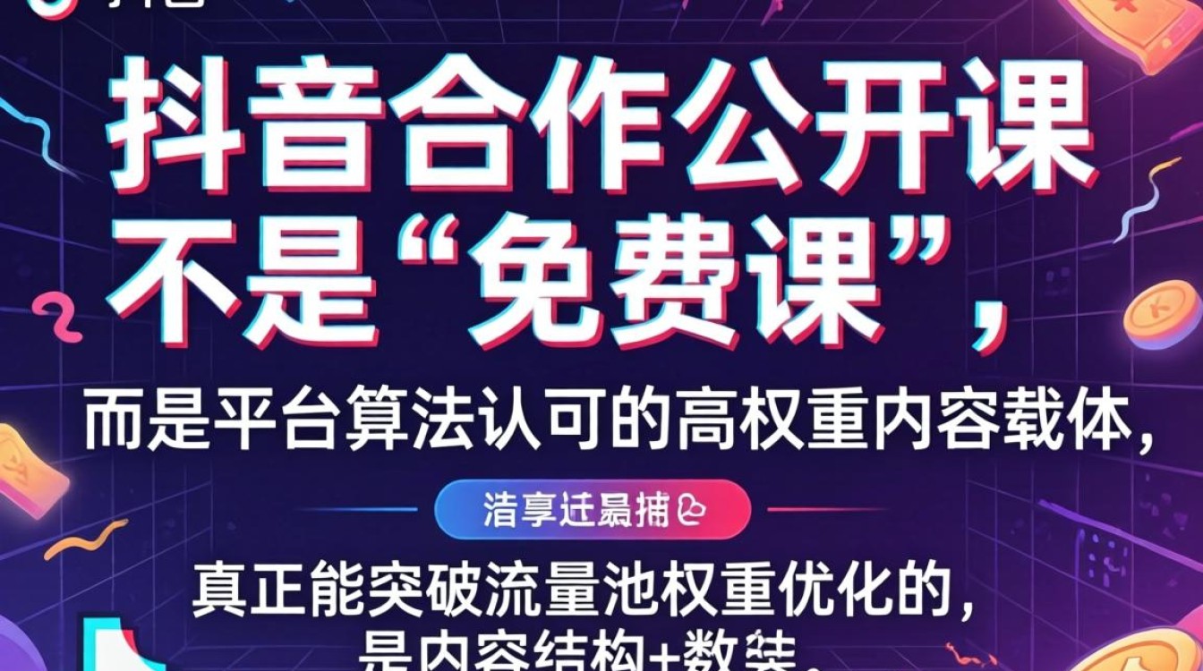 抖音合作公开课怎么上?抖音合作课流量池权重优化方法 抖音合作课流量池权重优化方法