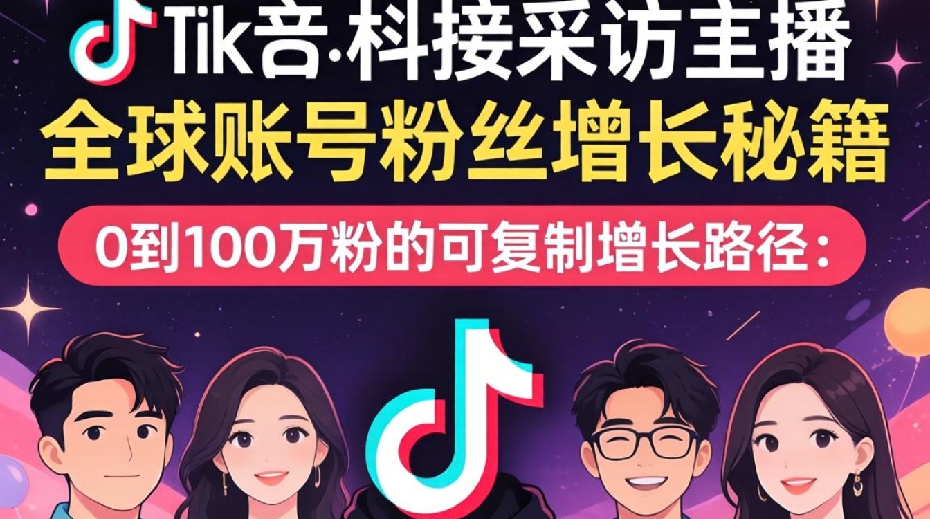 TikTok接头采访博主如何快速涨粉?全球账号粉丝增长秘籍 TikTok接头采访博主如何快速涨粉