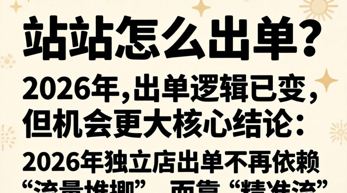 独立站怎么出单?2026年独立站出单趋势预测与实操指南 2026年独立站出单趋势预测与实操指南