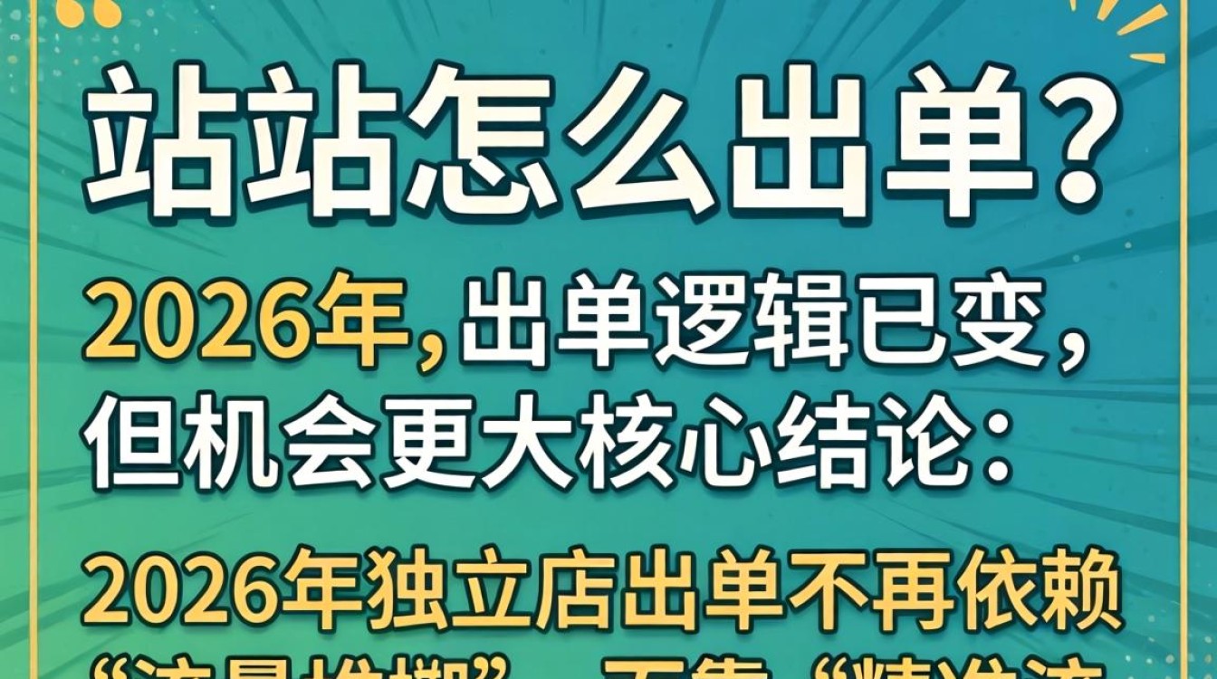 独立站怎么出单?2026年独立站出单趋势预测与实操指南 2026年独立站出单趋势预测与实操指南
