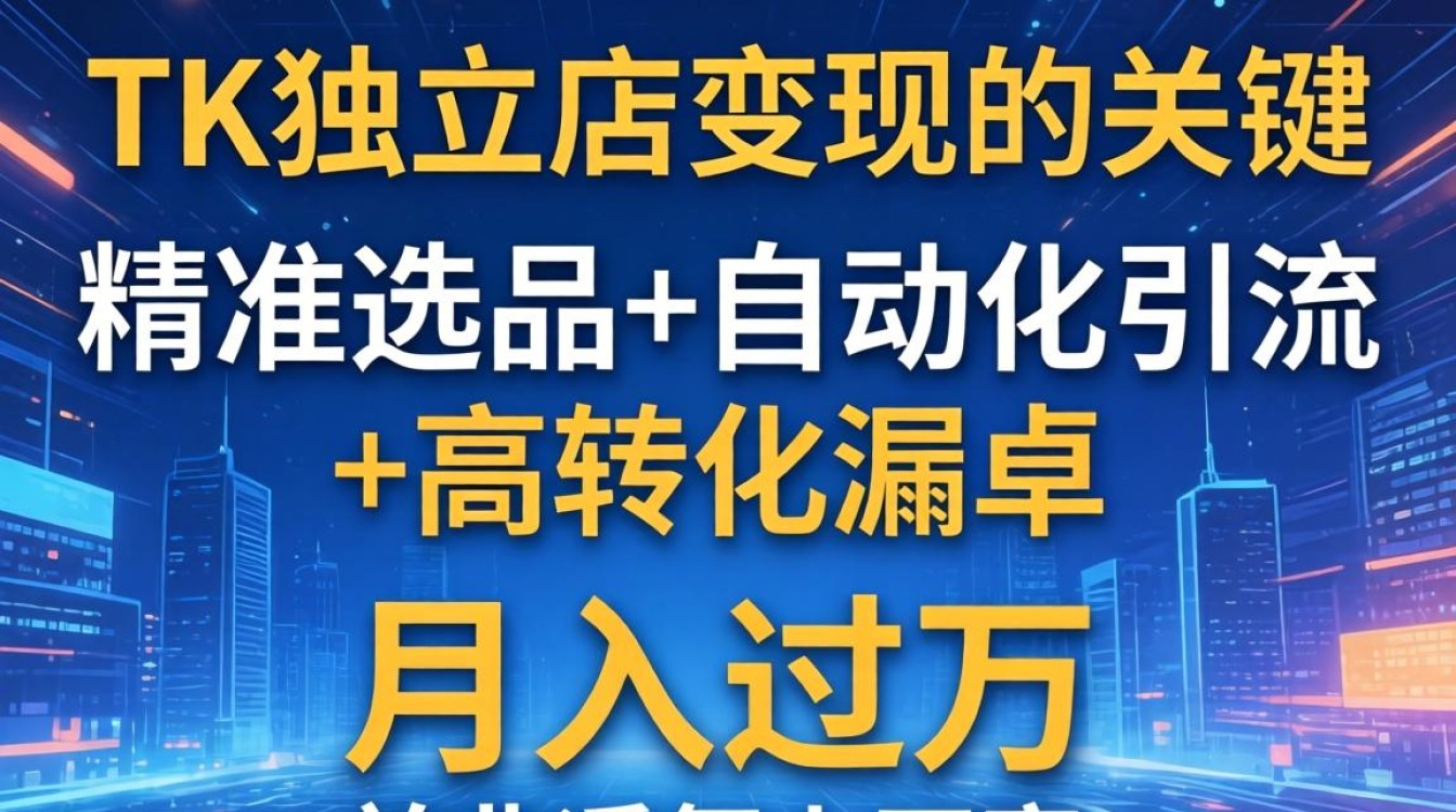tk独立站怎么连接?tk独立站变现技巧月入过万方法 tk独立站变现技巧月入过万方法